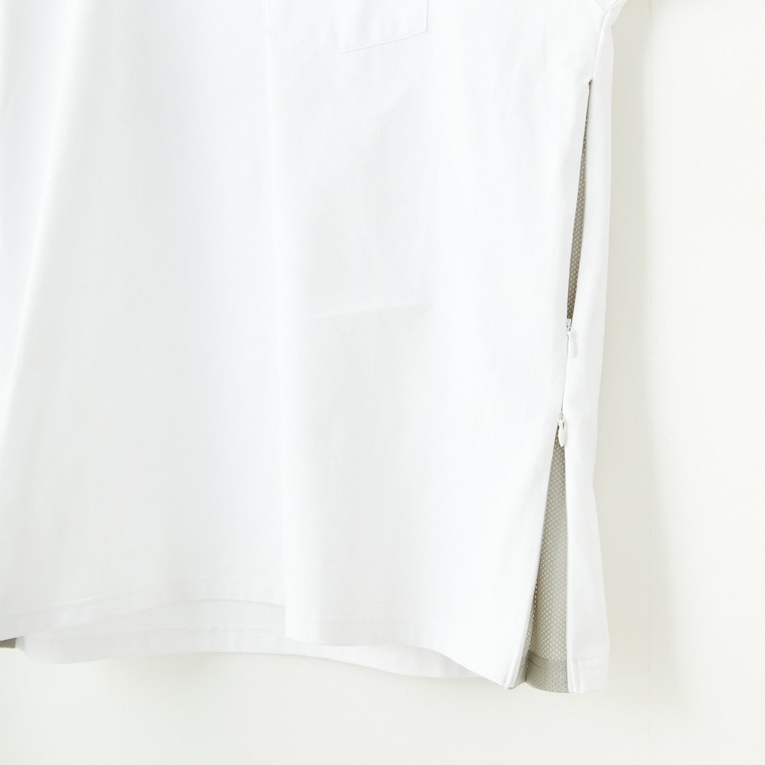 +phenix [プラスフェニックス] 別注 ベンチレーション ワンポイントロゴ ポケットTシャツ [POT-25005IN-JF] WHITE