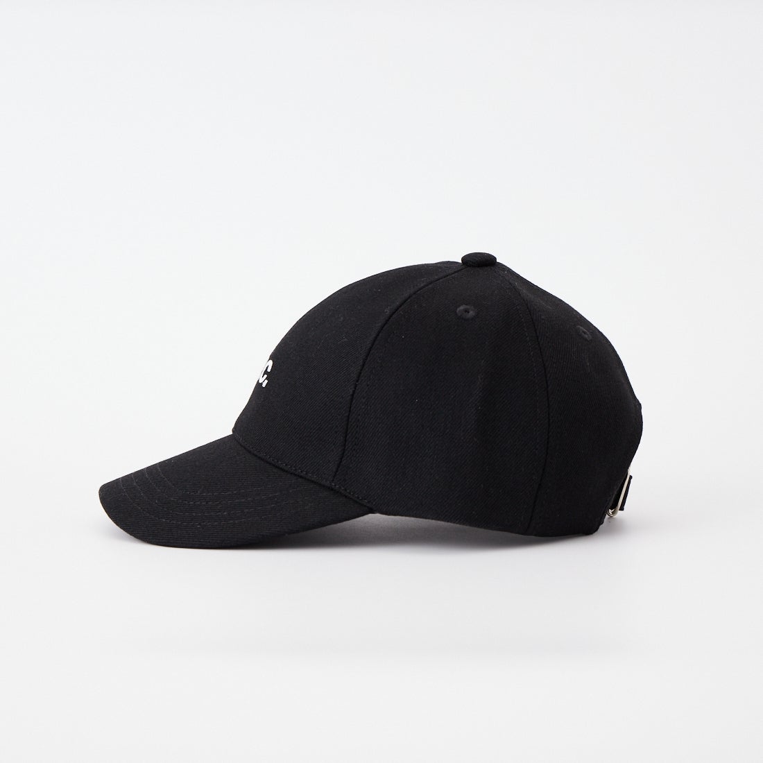 A.P.C. [アー・ペー・セー] ロゴ刺繍 デニムキャップ [CASQUETTE-CHARLIE] 99 NOIR