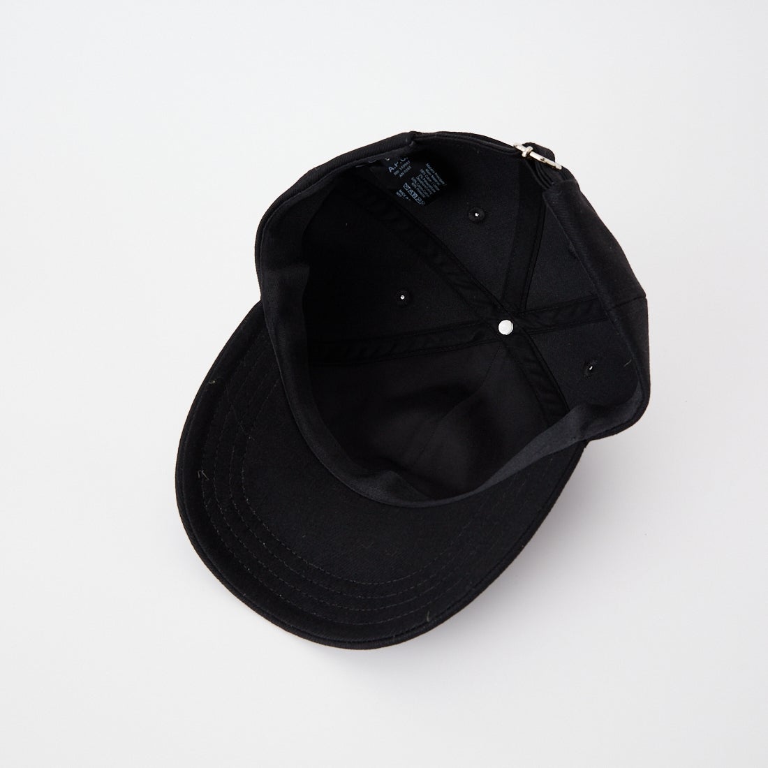 A.P.C. [アー・ペー・セー] ロゴ刺繍 デニムキャップ [CASQUETTE-CHARLIE] 99 NOIR