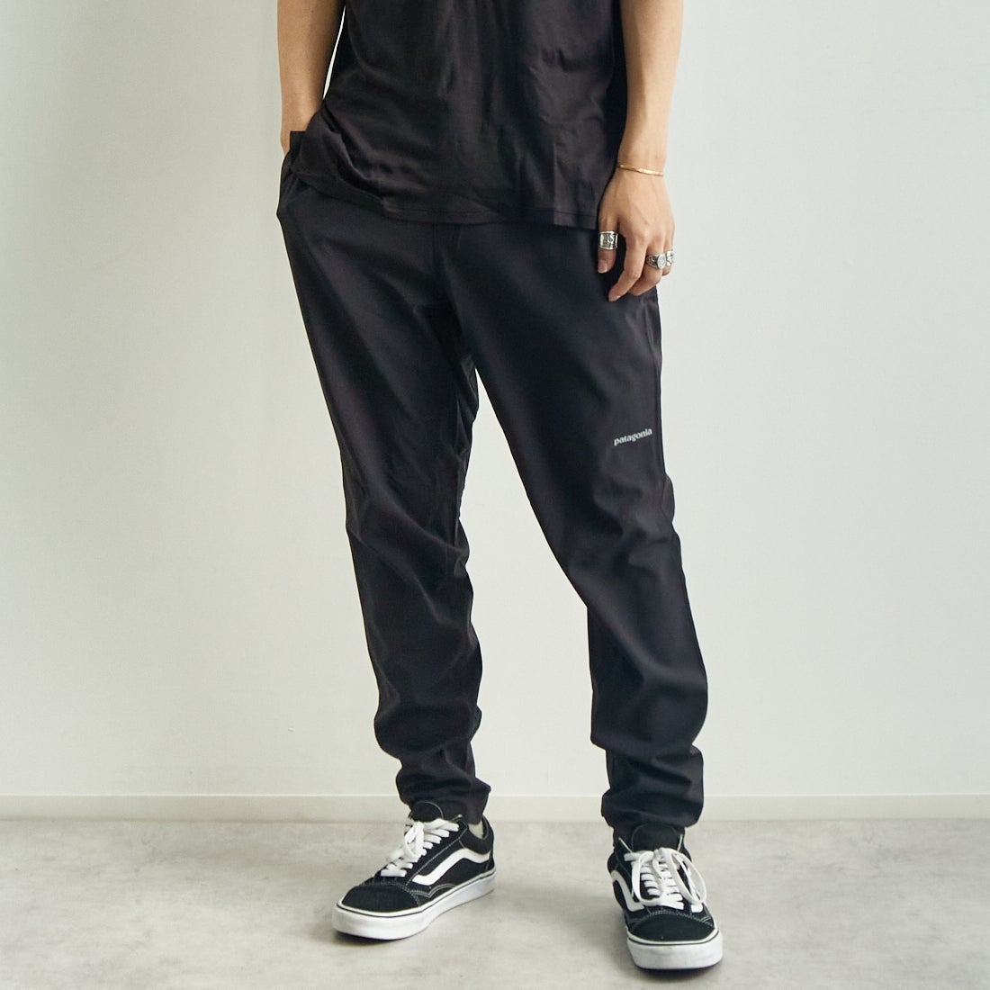 BLK&&モデル身長：179cm 着用サイズ：M&&