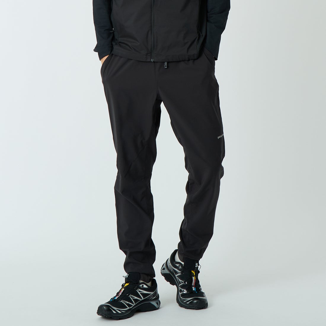 patagonia [パタゴニア] メンズ テルボンヌジョガーズ [24541] BLK &&モデル身長：179cm 着用サイズ：M&&