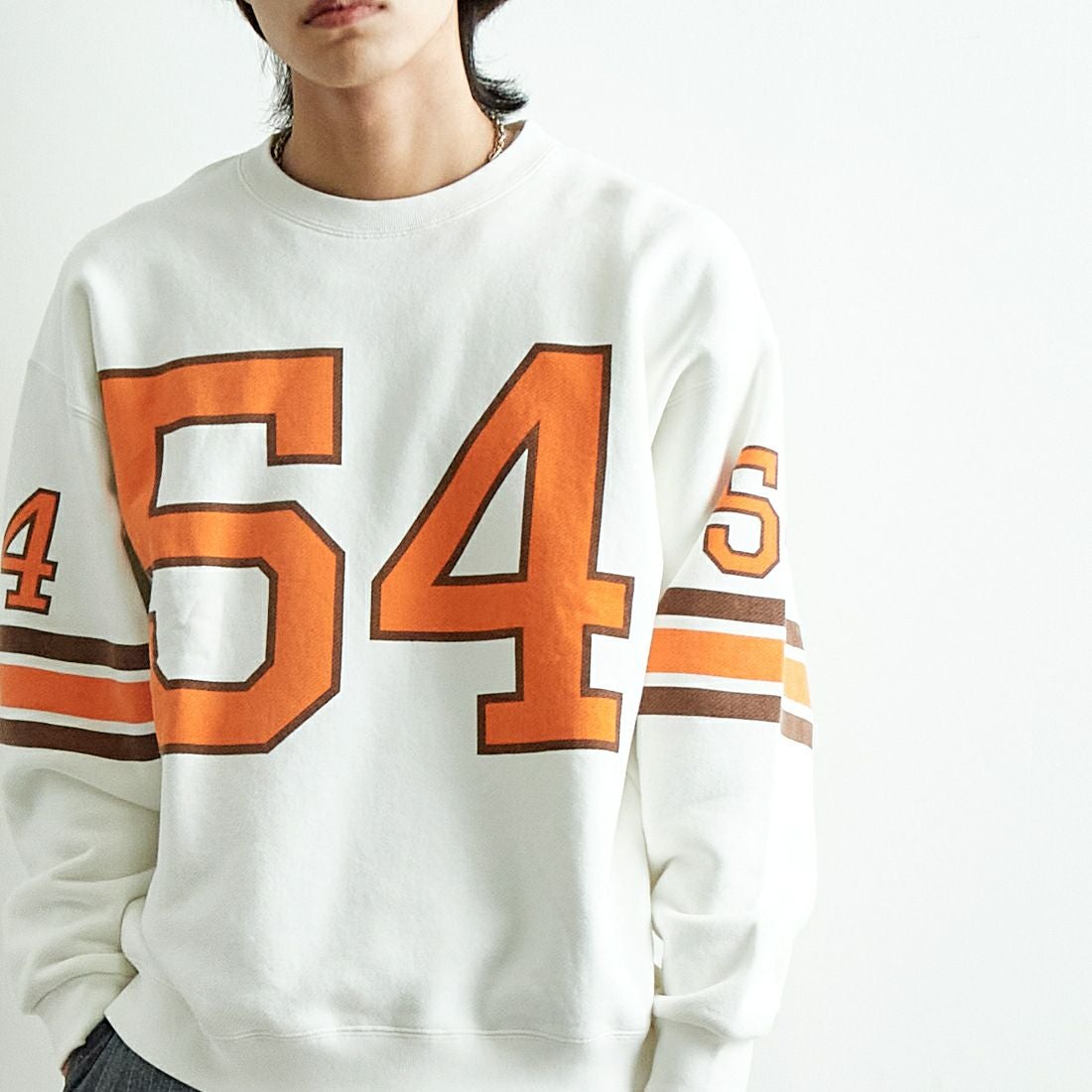 JACKSON MATISSE [ジャクソンマティス] ナンバリングロゴスウェット [JM25SS006] BRN/ORG