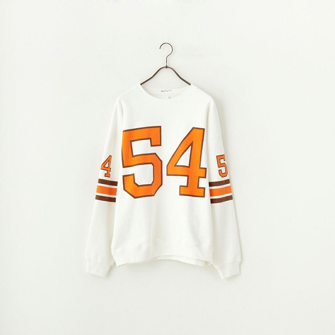 JACKSON MATISSE [ジャクソンマティス] ナンバリングロゴスウェット [JM25SS006] BRN/ORG