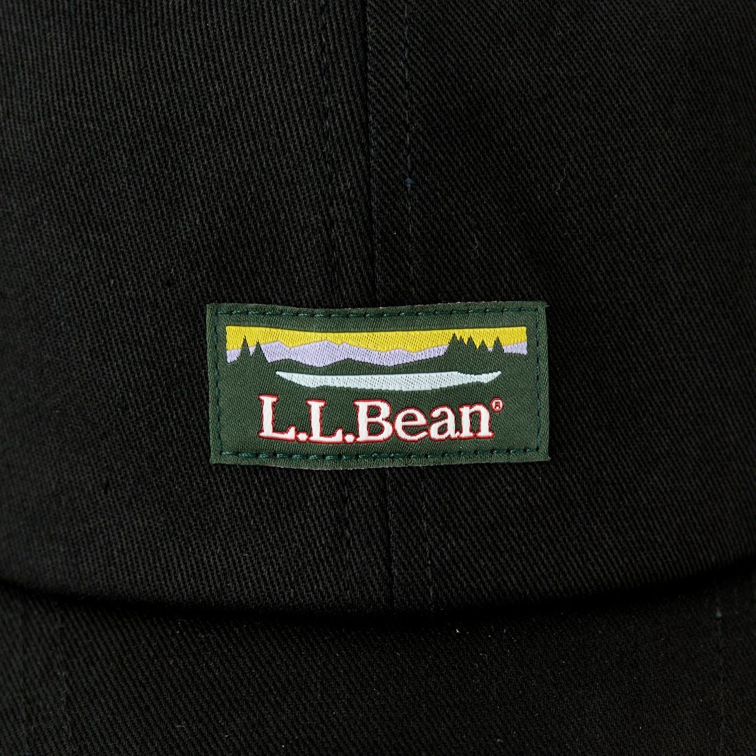 L.L.BEAN [エルエルビーン] コットンツイル6パネルキャップ [250079601] 01 BLACK