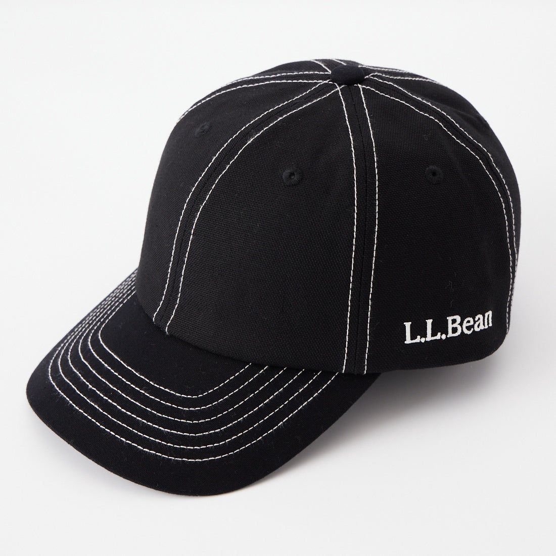 L.L.BEAN [エルエルビーン] キャンバス2トーン6パネルキャップ [250079604] 01 BLACK