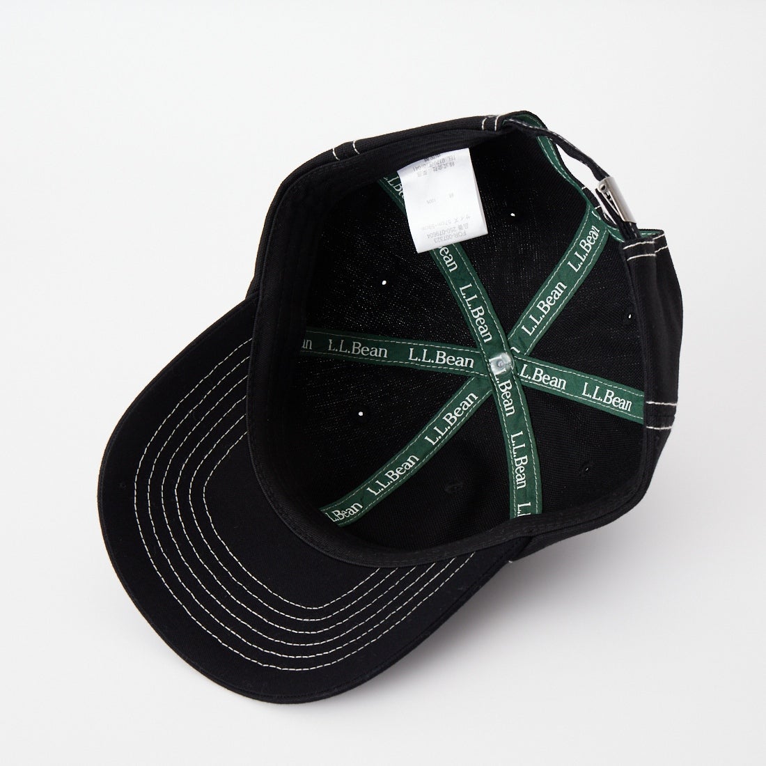 L.L.BEAN [エルエルビーン] キャンバス2トーン6パネルキャップ [250079604] 01 BLACK