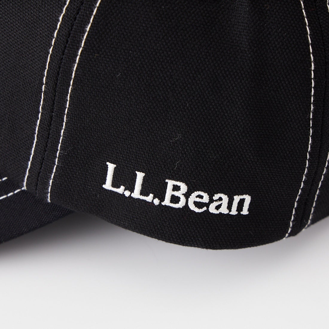 L.L.BEAN [エルエルビーン] キャンバス2トーン6パネルキャップ [250079604] 01 BLACK