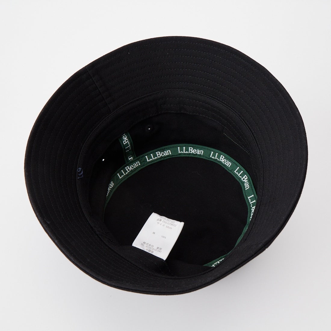 L.L.BEAN [エルエルビーン] コットンツイルバケットハット [250079602] 01 BLACK