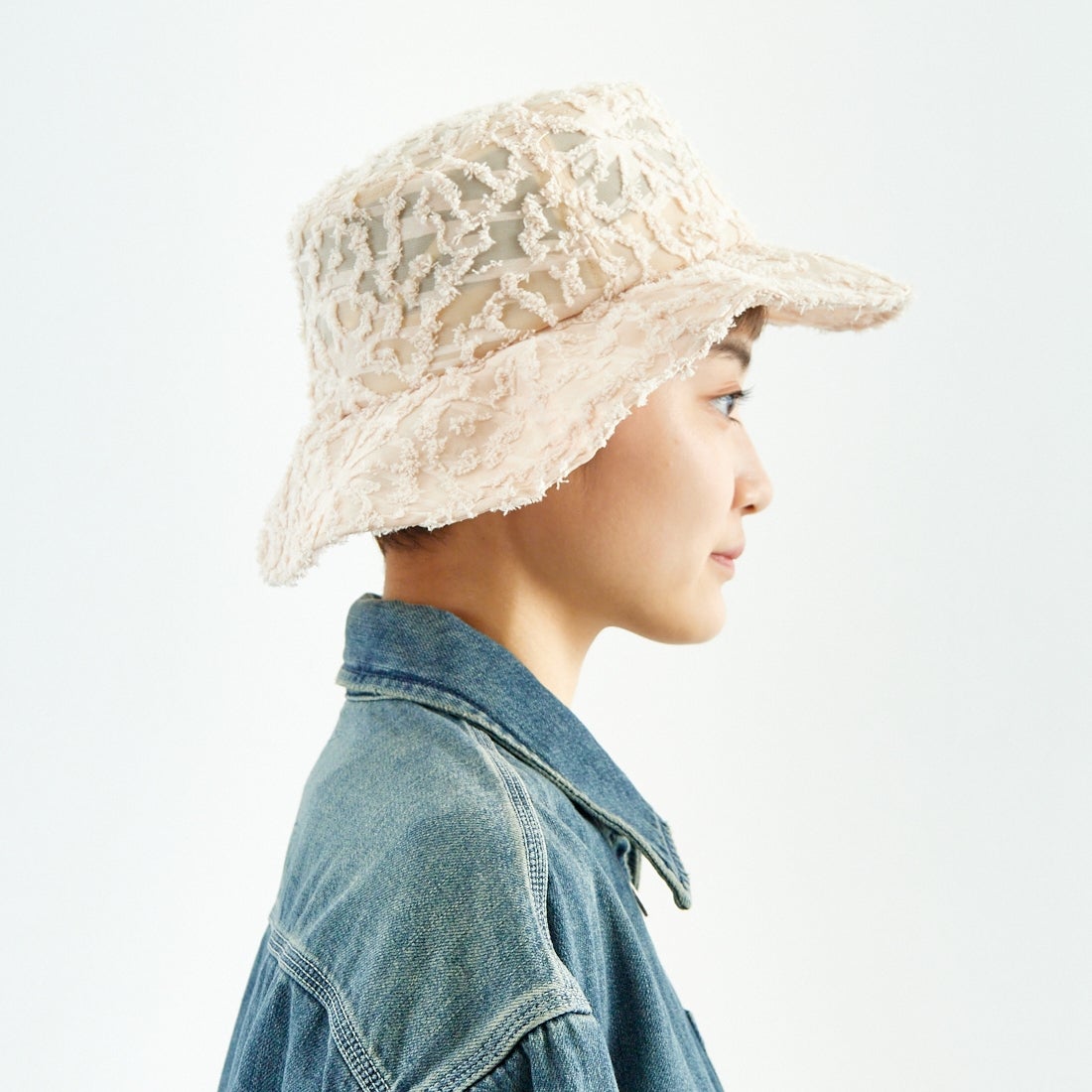 Casselini [キャセリーニ] フラッフィーフラワーハット [244-110707] BEIGE