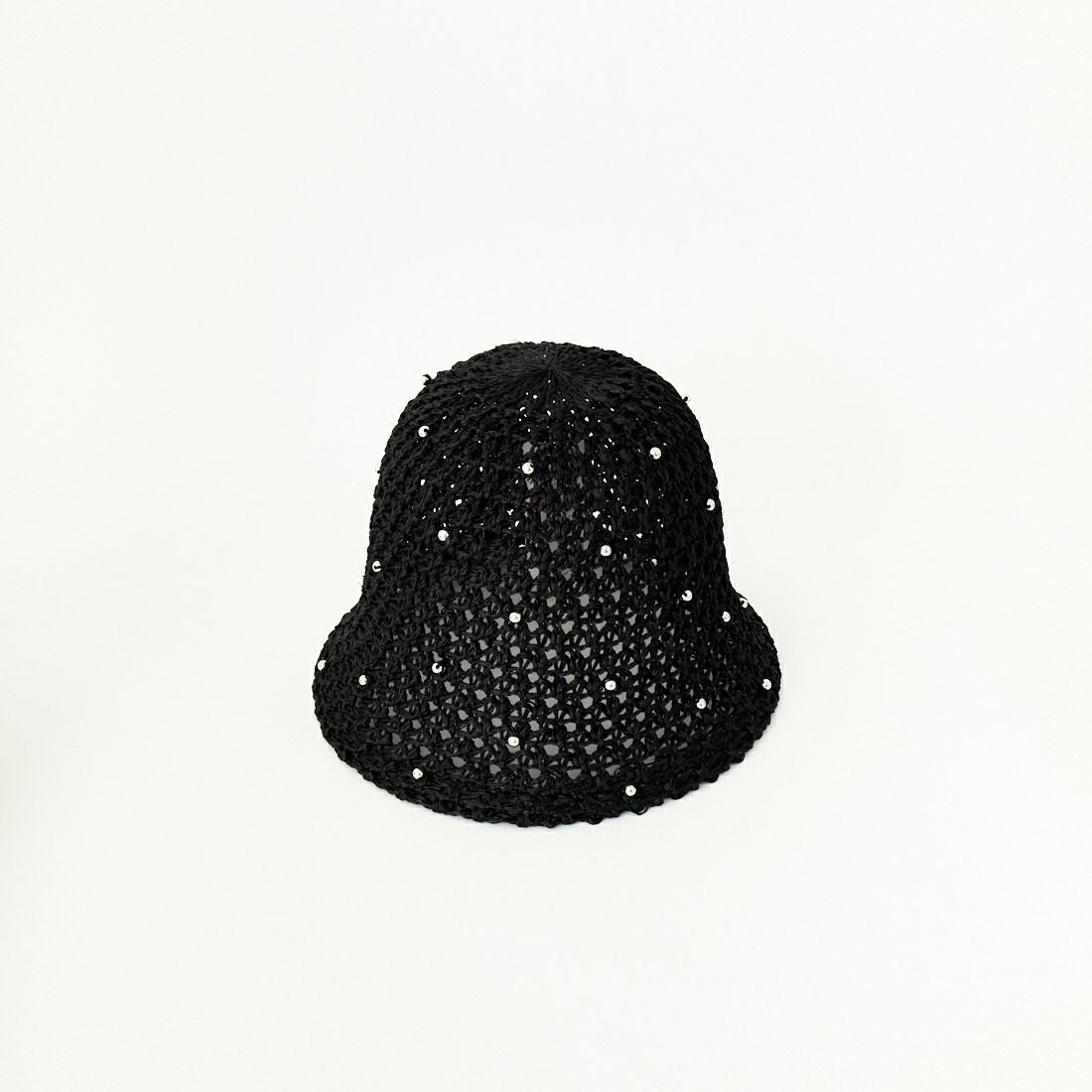 Casselini [キャセリーニ] ドットビーズサマーハット [234-111713] BLACK