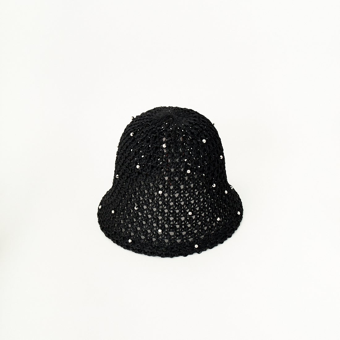 Casselini [キャセリーニ] ドットビーズサマーハット [234-111713] BLACK