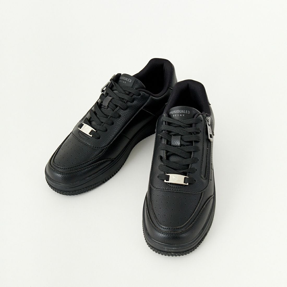 1PIU1UGUALE3 RELAX [ウノ ピゥ ウノ ウグァーレ トレ] ミニロゴロースニーカー [USX-25011] SN90 BLACK