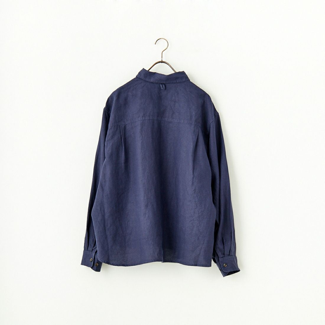 WOOLRICH [ウールリッチ] リネンキャンプカラーシャツ [WJSI0070] N NAVY