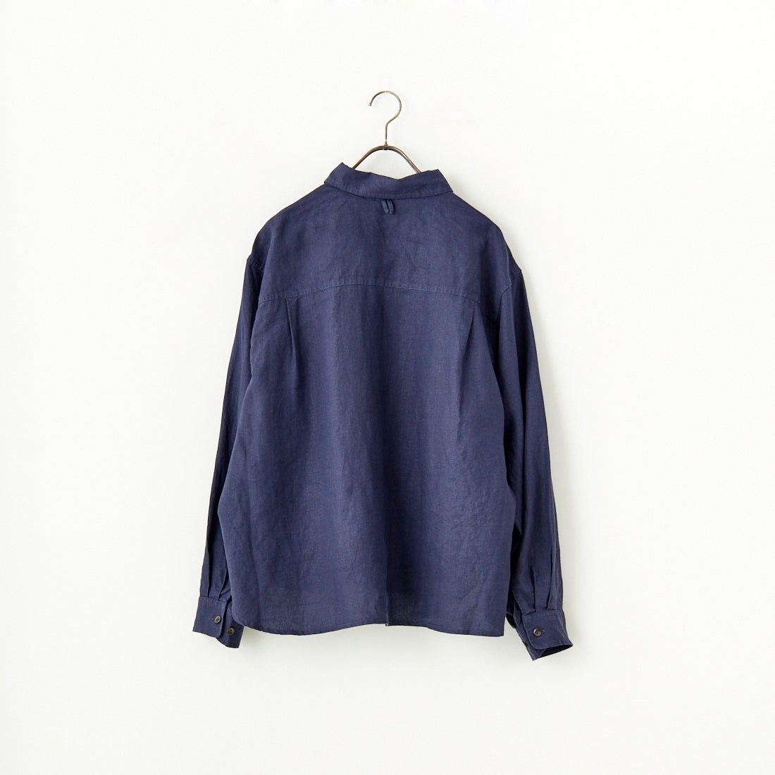 WOOLRICH [ウールリッチ] リネンキャンプカラーシャツ [WJSI0070] N NAVY