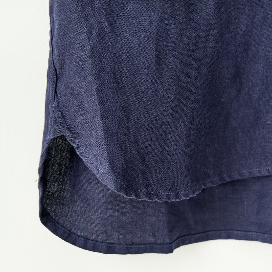 WOOLRICH [ウールリッチ] リネンキャンプカラーシャツ [WJSI0070] N NAVY