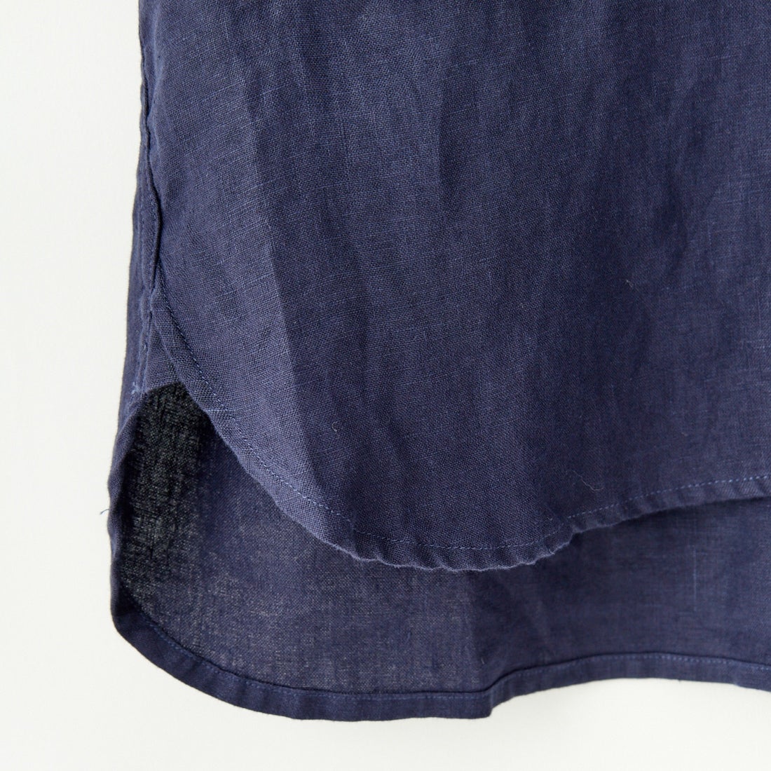 WOOLRICH [ウールリッチ] リネンキャンプカラーシャツ [WJSI0070] N NAVY