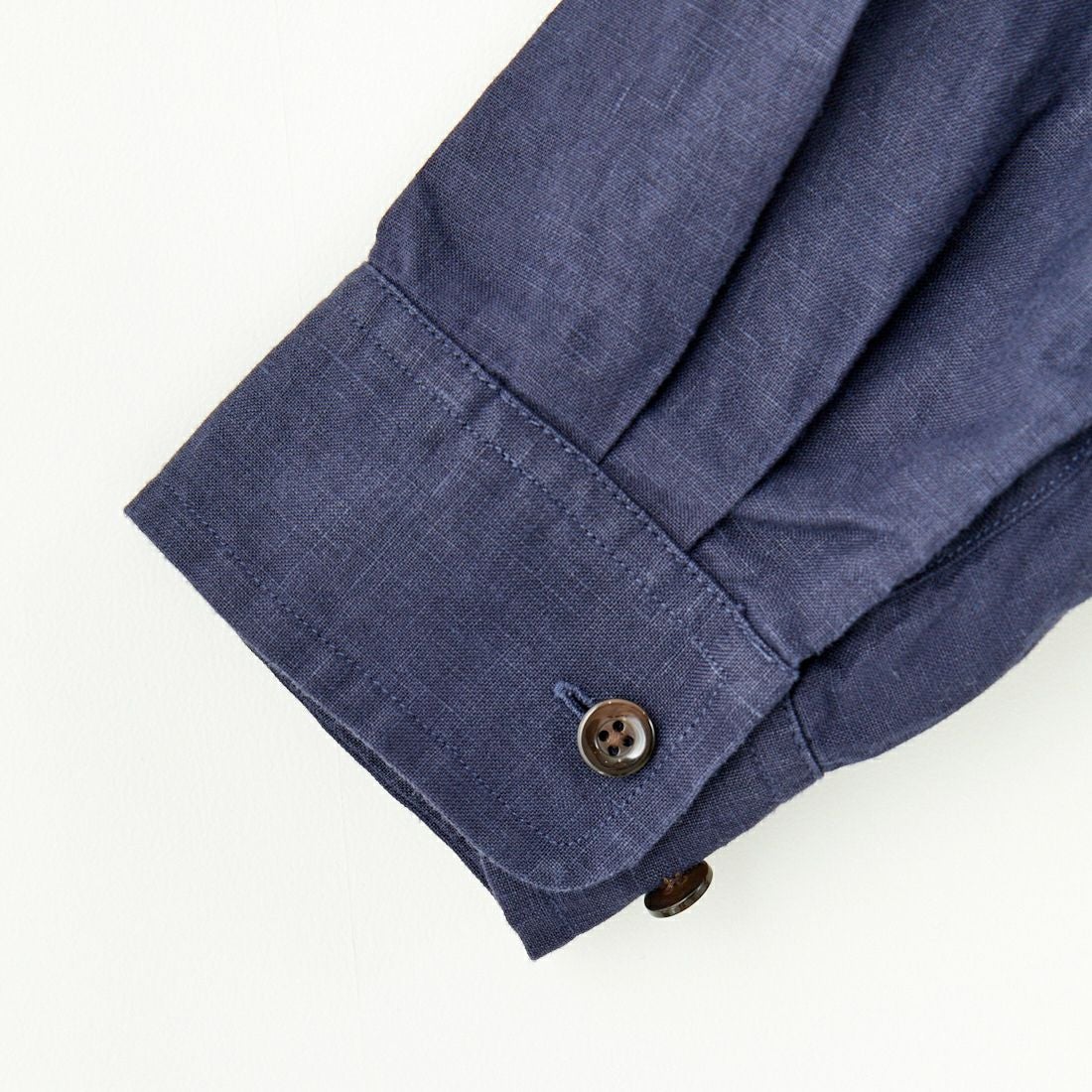 WOOLRICH [ウールリッチ] リネンキャンプカラーシャツ [WJSI0070] N NAVY