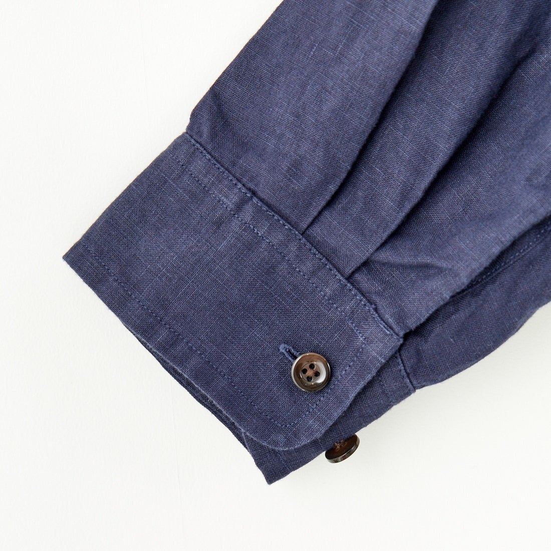 WOOLRICH [ウールリッチ] リネンキャンプカラーシャツ [WJSI0070] N NAVY