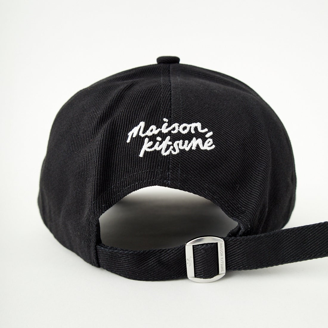 MAISON KITSUNE [メゾン キツネ] ラージフォックスヘッド 6パネルキャップ [MM06103WW0096] P199 BLACK