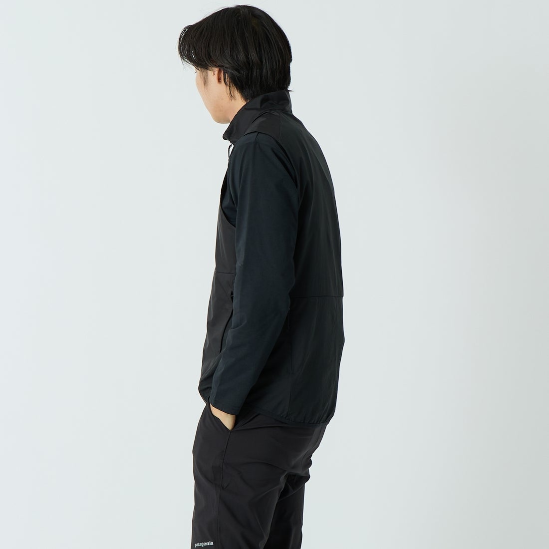 patagonia [パタゴニア] メンズ トレイルクラフトベスト [23840] BLKK&&モデル身長：179cm 着用サイズ：M&&