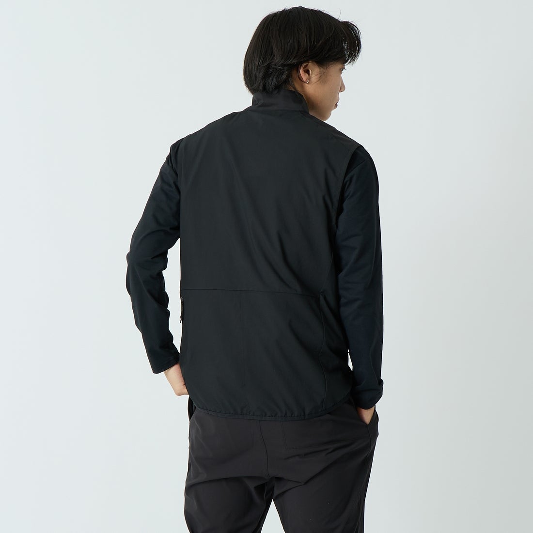 patagonia [パタゴニア] メンズ トレイルクラフトベスト [23840] BLKK&&モデル身長：179cm 着用サイズ：M&&