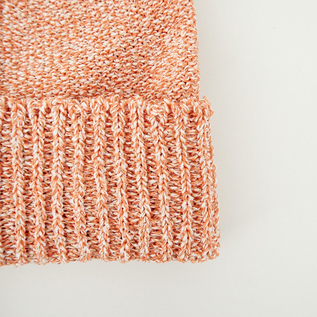 RACAL [ラカル] 和紙ブレンドメランジニットワッチ [RL-25-021W] ORANGE