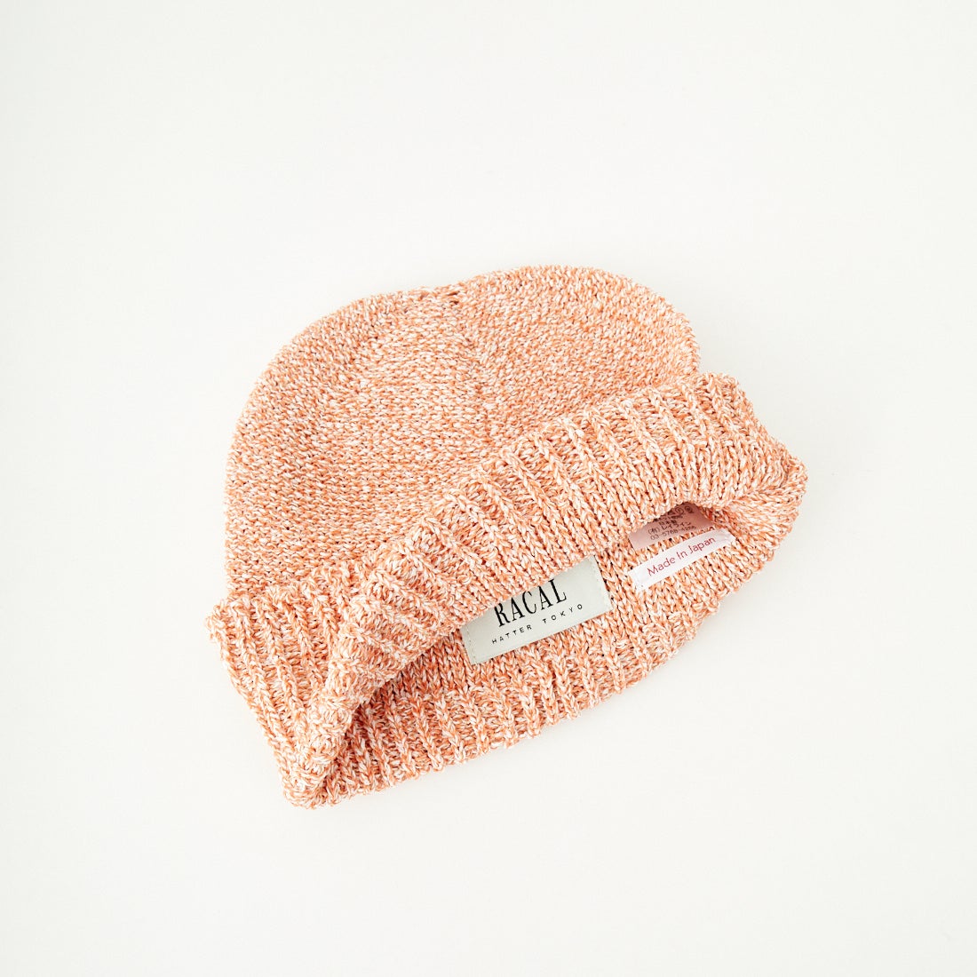 RACAL [ラカル] 和紙ブレンドメランジニットワッチ [RL-25-021W] ORANGE