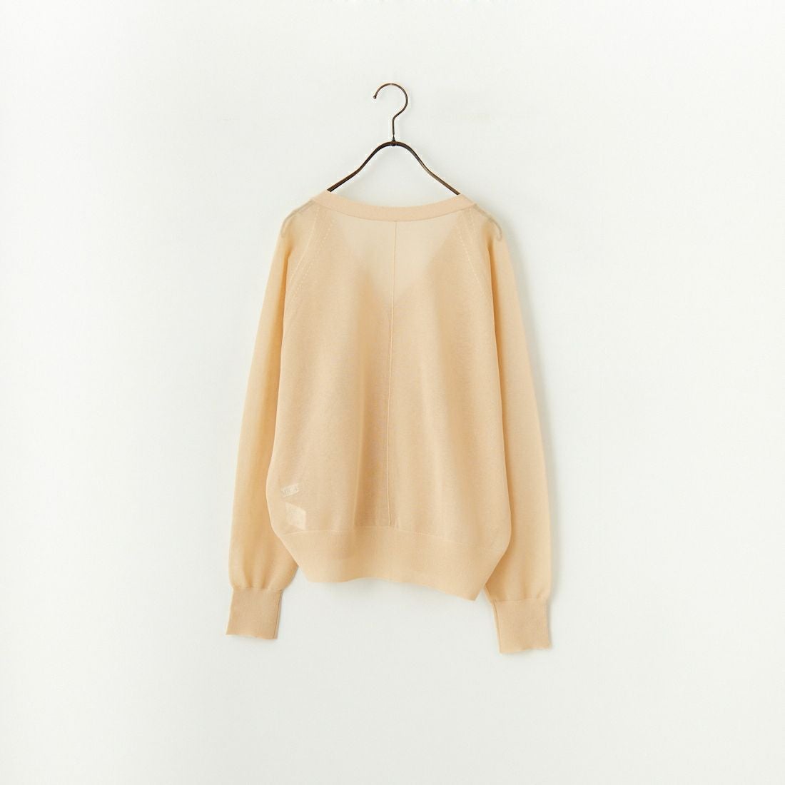 MICA&DEAL [マイカアンドディール] シアーカーディガン [0125108056] BEIGE