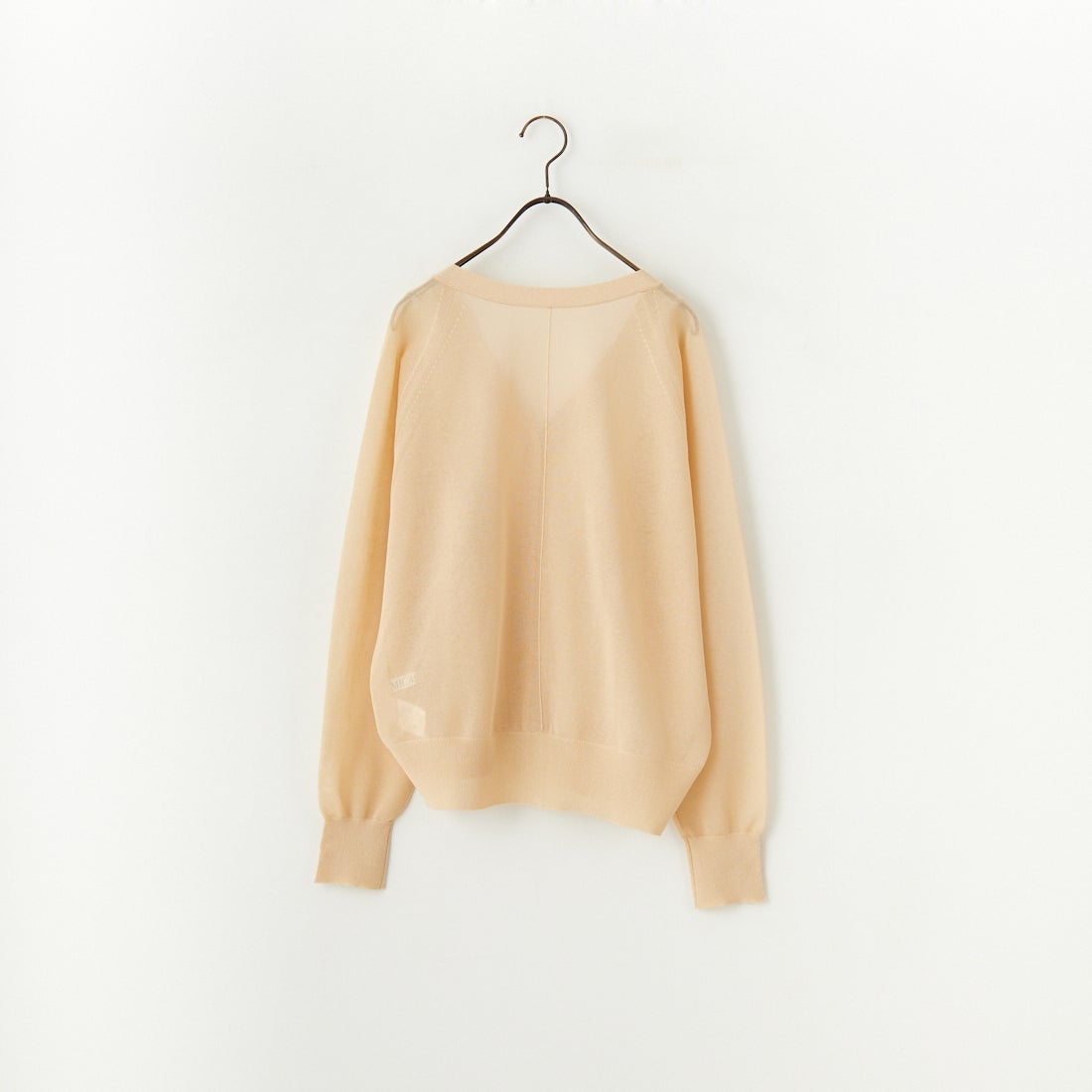 MICA&DEAL [マイカアンドディール] シアーカーディガン [0125108056] BEIGE