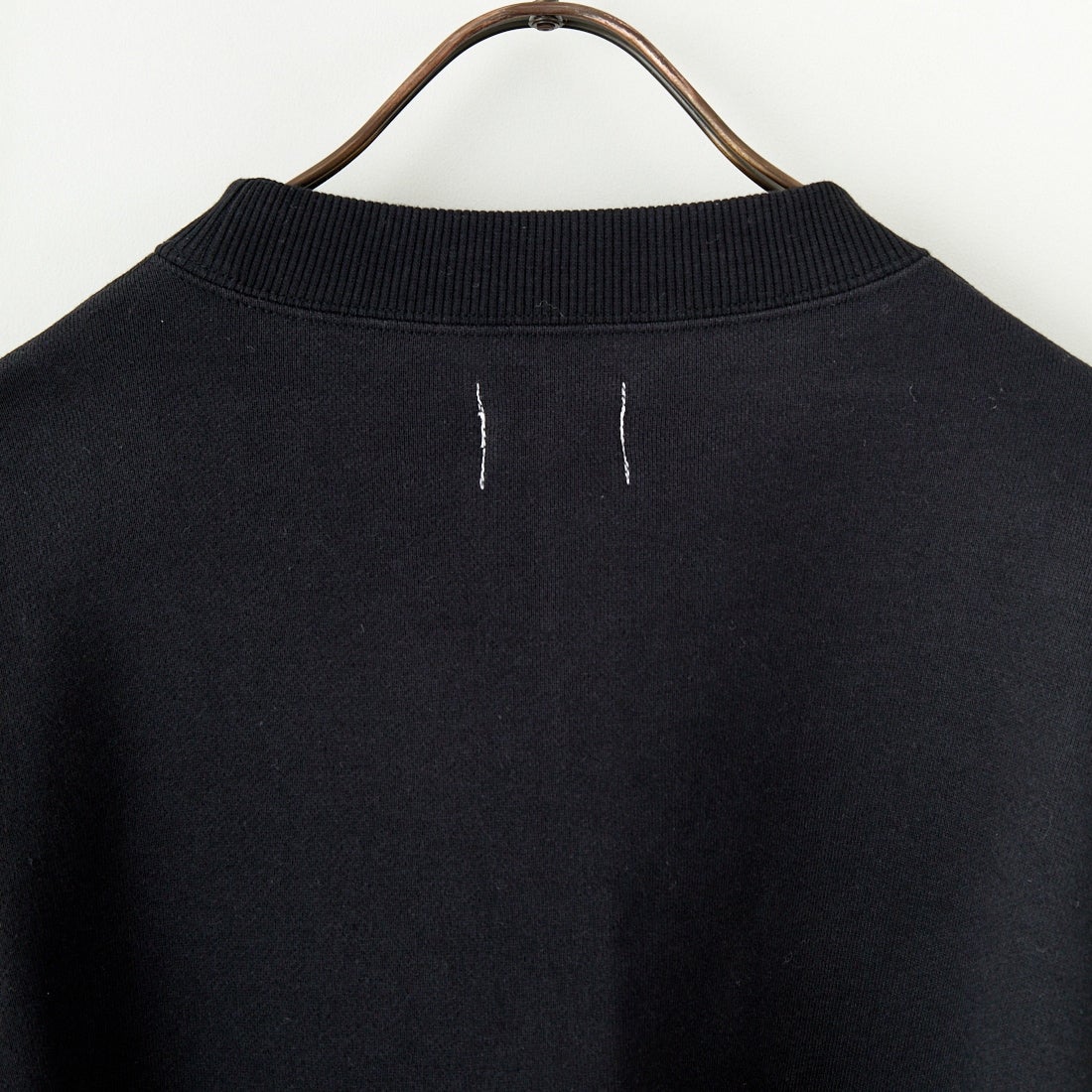 Name. [ネーム] レイヤードスリーブ スウェットシャツ [NMCU-043] BLACK