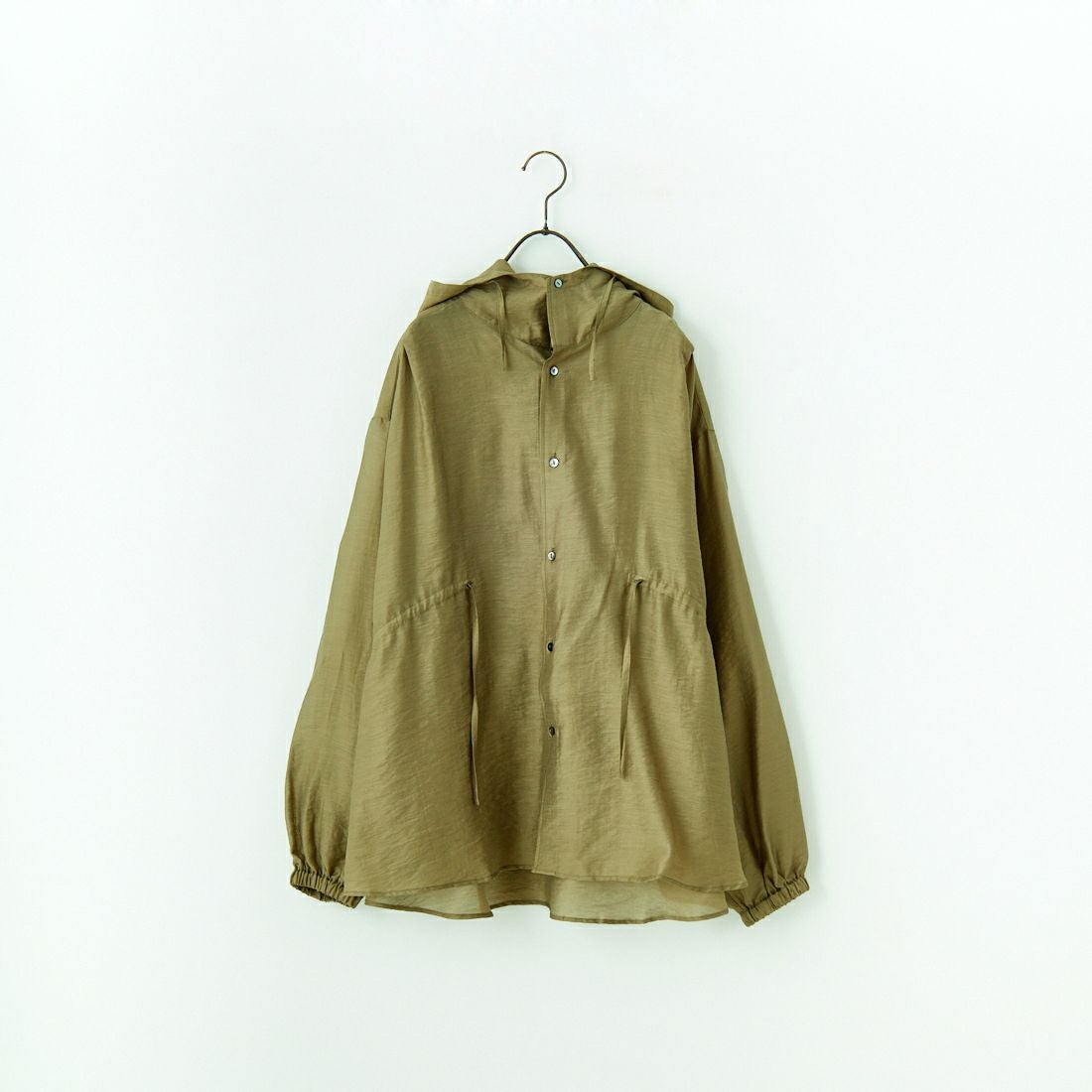 KHA:KI [カーキ] フーデッドシアーシャツ [MIL25HBL3143] KHAKI