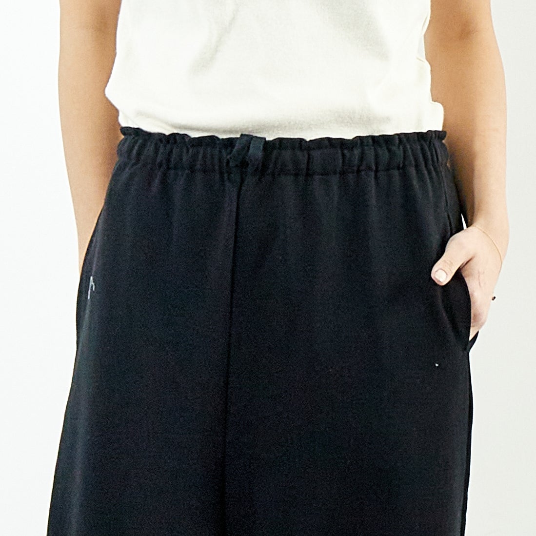 me. [ミードット] イージーパンツ [ME-23408-WA] 298 N.BLAC