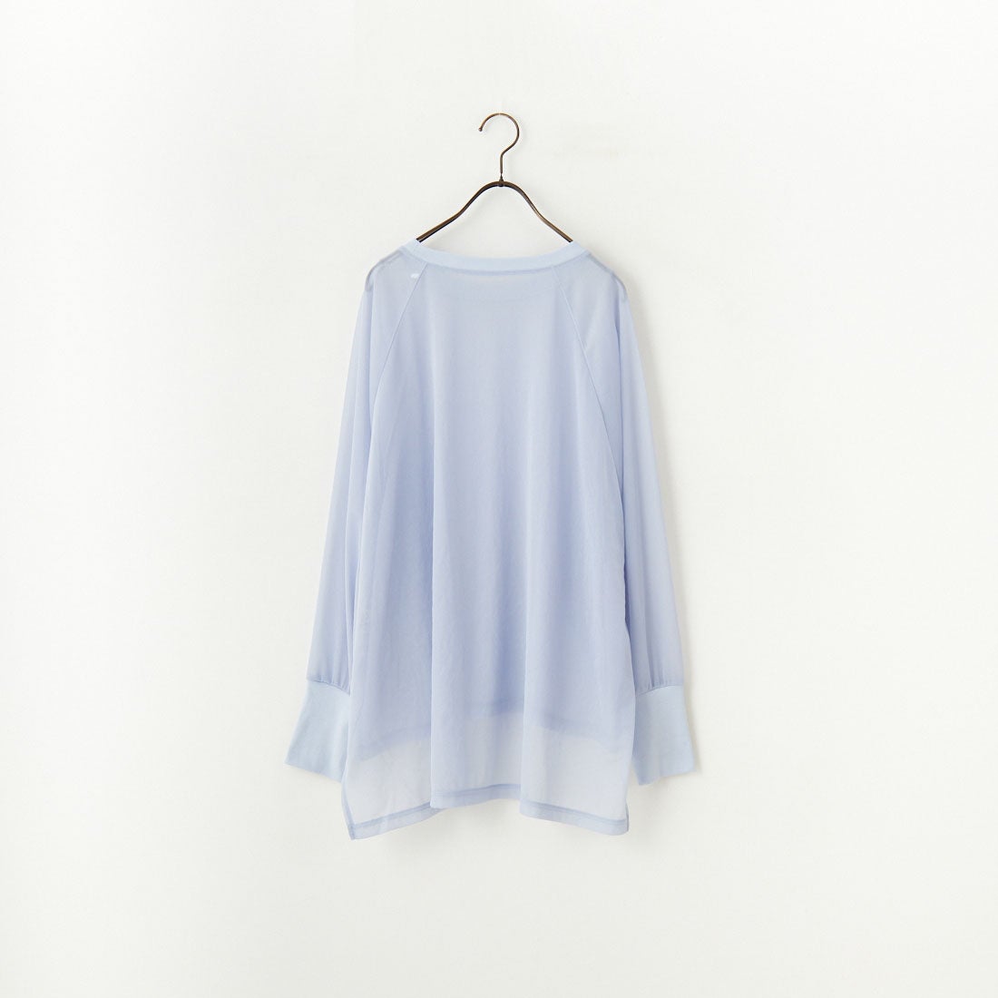 CLOCHE [クロシェ] シフォンシアーオーバートップス [51085053] ﾌﾞﾙｰ