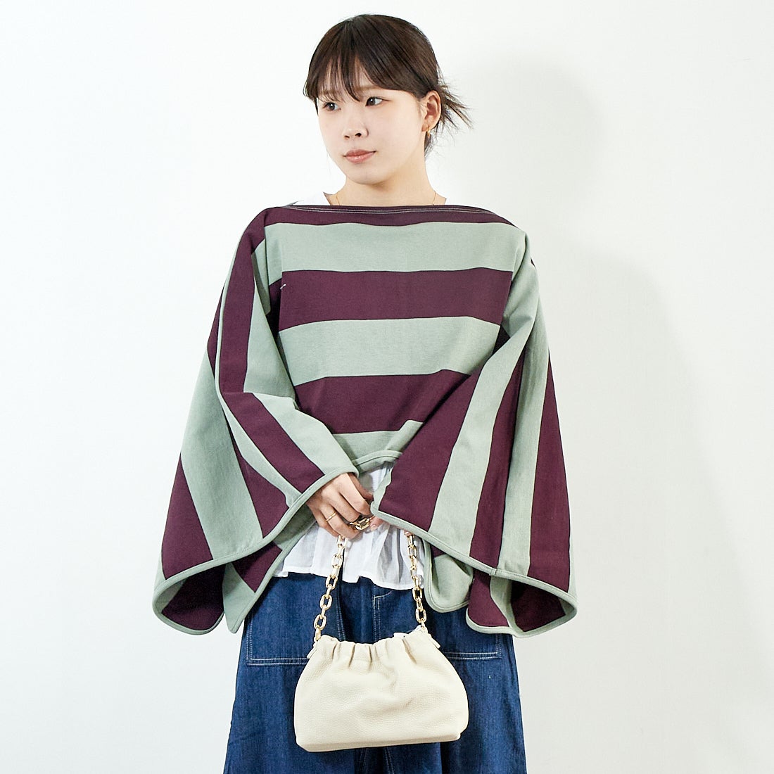 GREEN&&モデル身長：167cm 着用サイズ：F&&