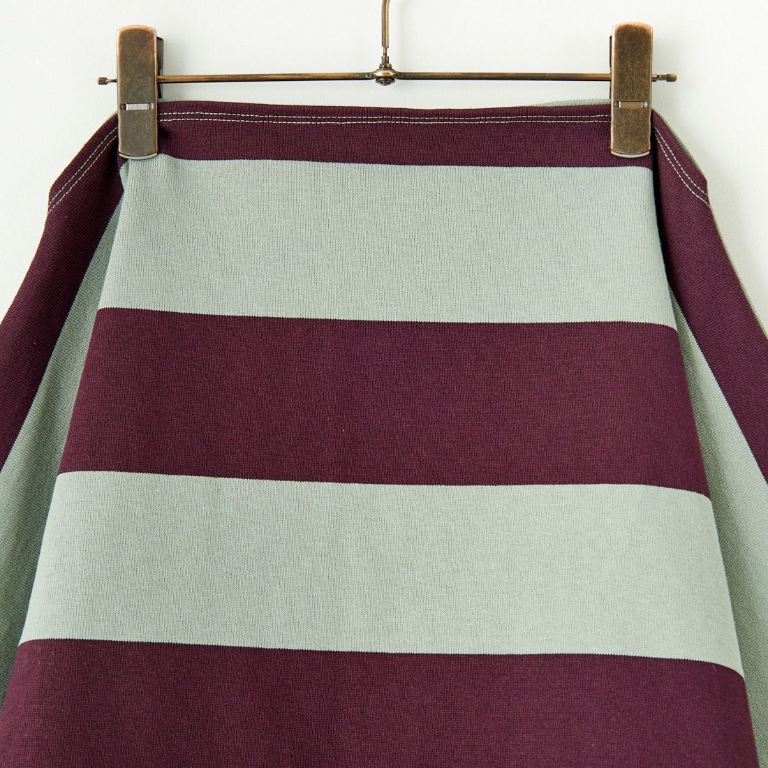 crinkle crinkle crinkle [クリンクル クリンクル クリンクル] 2WAYボーダーポンチョ [CC-3522] GREEN