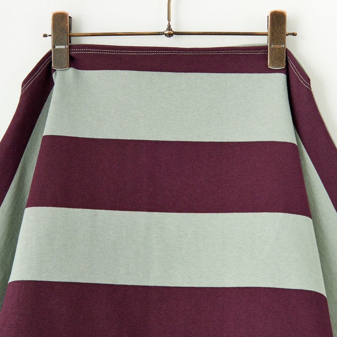 crinkle crinkle crinkle [クリンクル クリンクル クリンクル] 2WAYボーダーポンチョ [CC-3522] GREEN