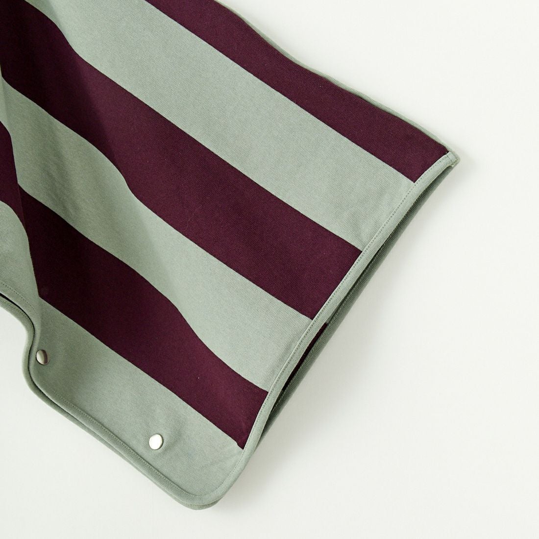 crinkle crinkle crinkle [クリンクル クリンクル クリンクル] 2WAYボーダーポンチョ [CC-3522] GREEN