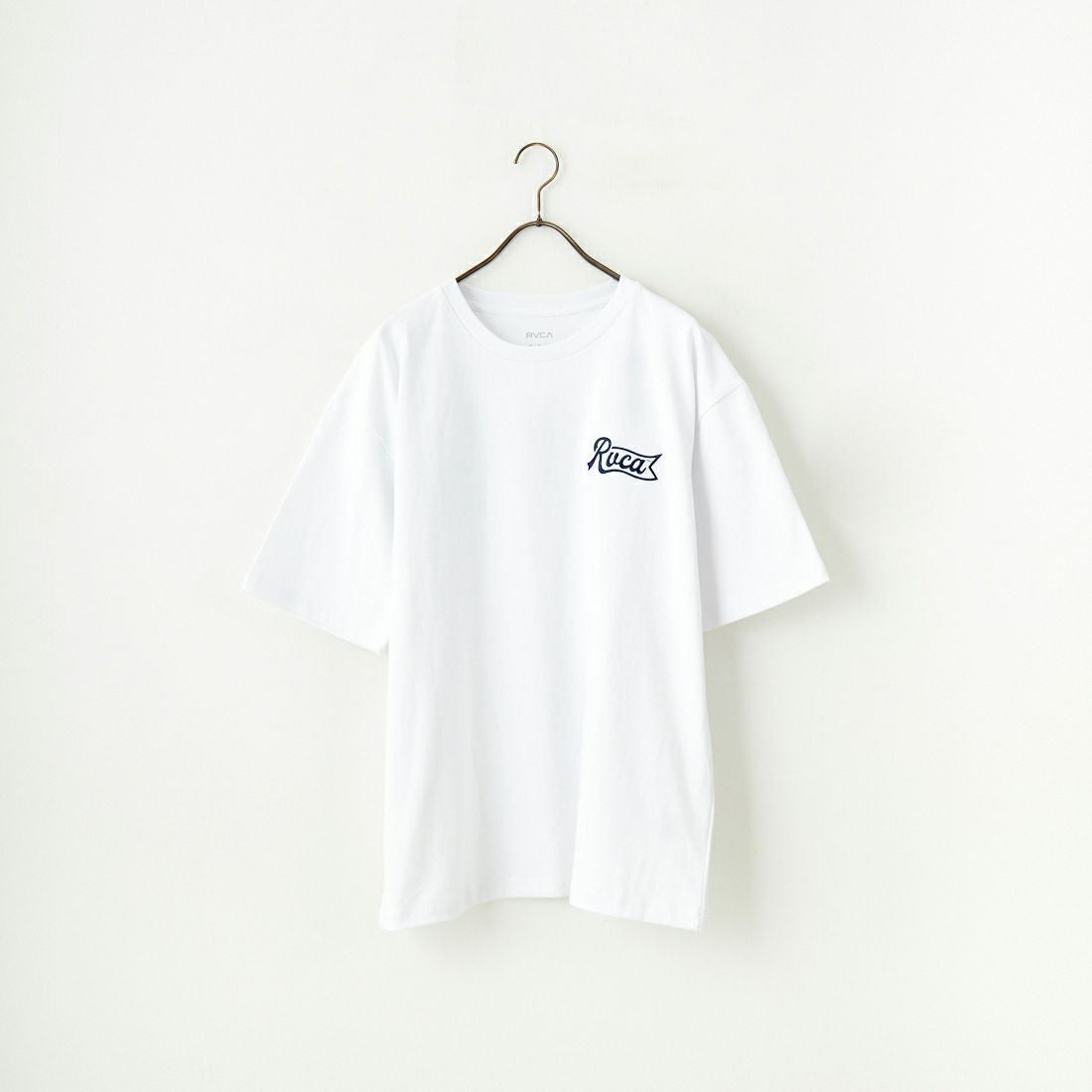 RVCA [ルーカ] PENスクリプトロゴショートスリーブTシャツ [BF041-253] WHT
