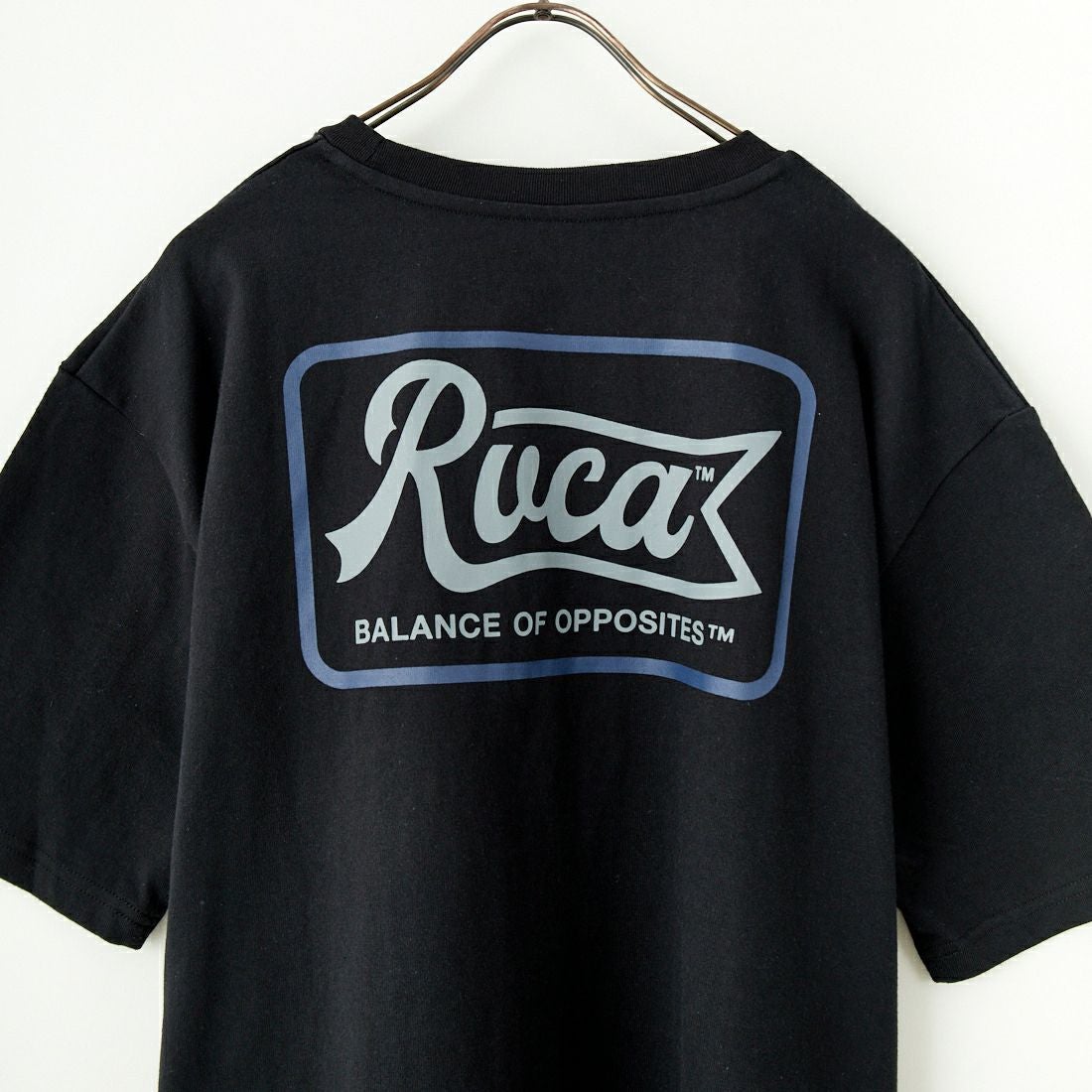 RVCA [ルーカ] PENスクリプトロゴショートスリーブTシャツ [BF041-253] BLK