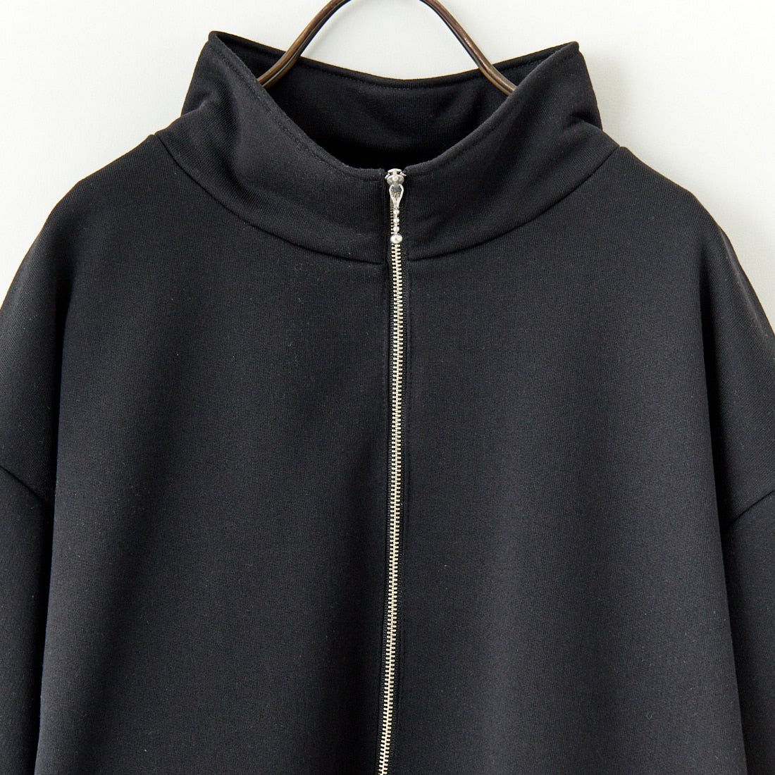 KHA:KI [カーキ] ハーフジップスウェットシャツ [MIL25HCS3429] BLACK