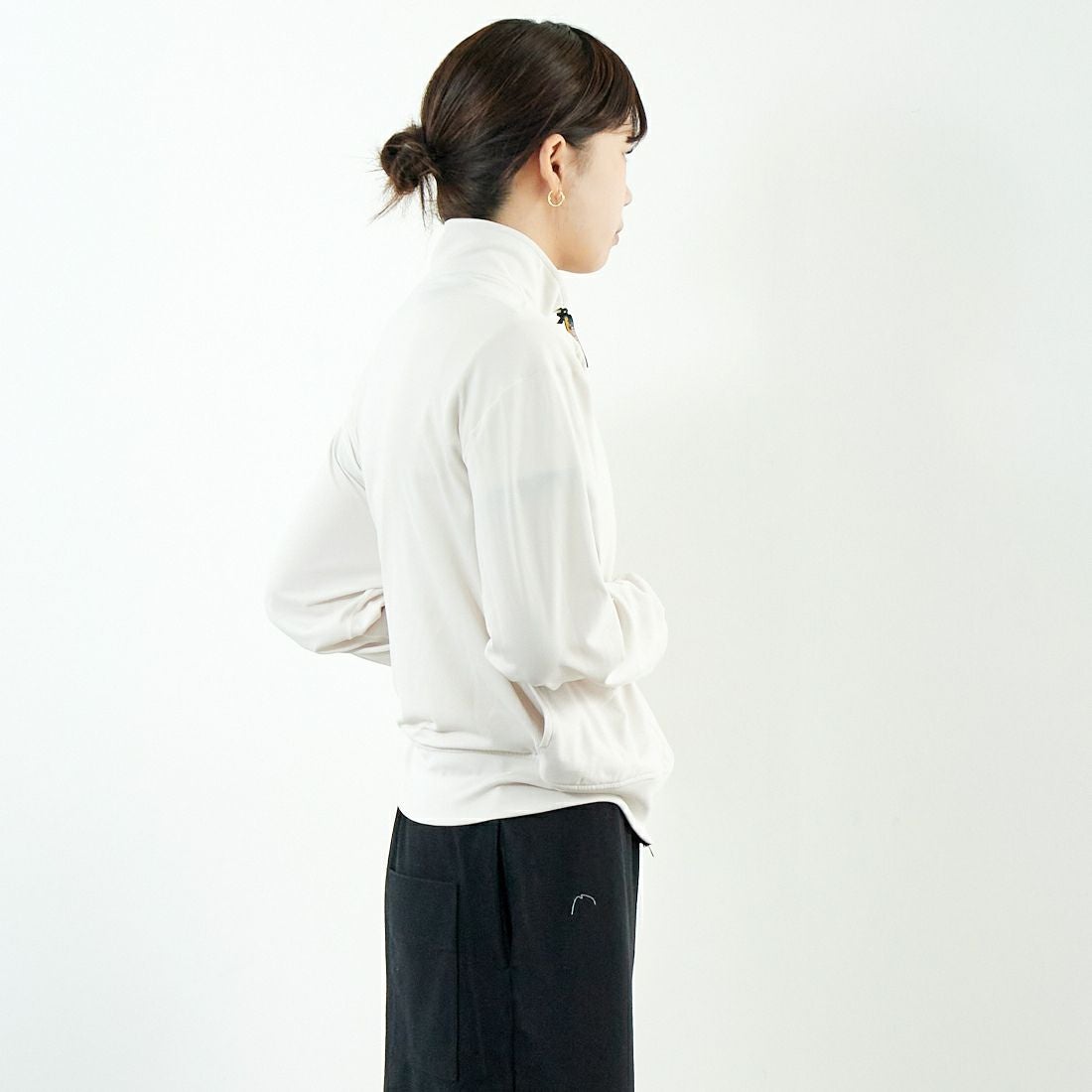 L.L.BEAN [エルエルビーン] メンズ アボットフルジップジャケット [5175-9139] 28 IVORY &&モデル身長：167cm 着用サイズ：M&&