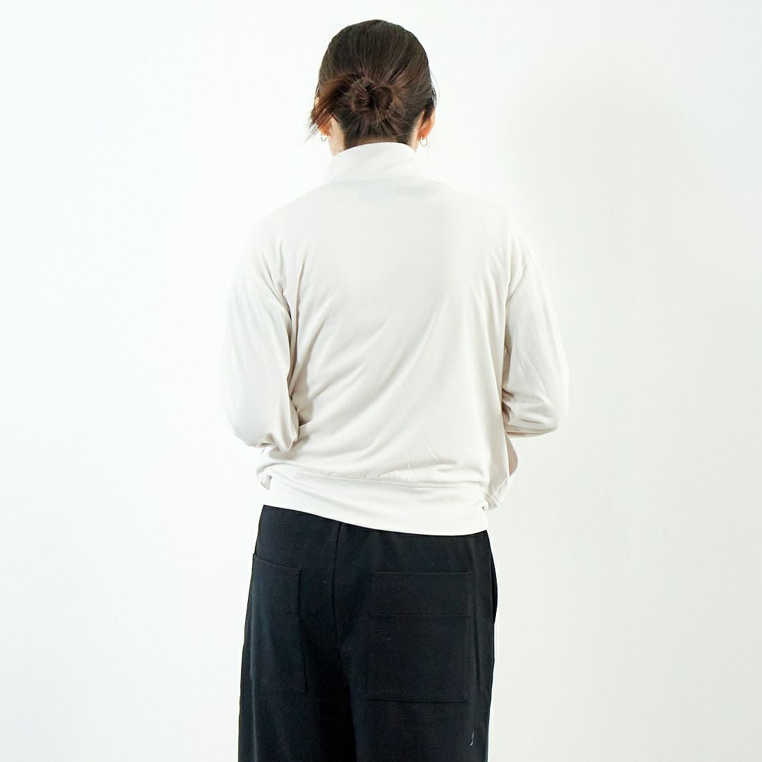 L.L.BEAN [エルエルビーン] メンズ アボットフルジップジャケット [5175-9139] 28 IVORY &&モデル身長：167cm 着用サイズ：M&&