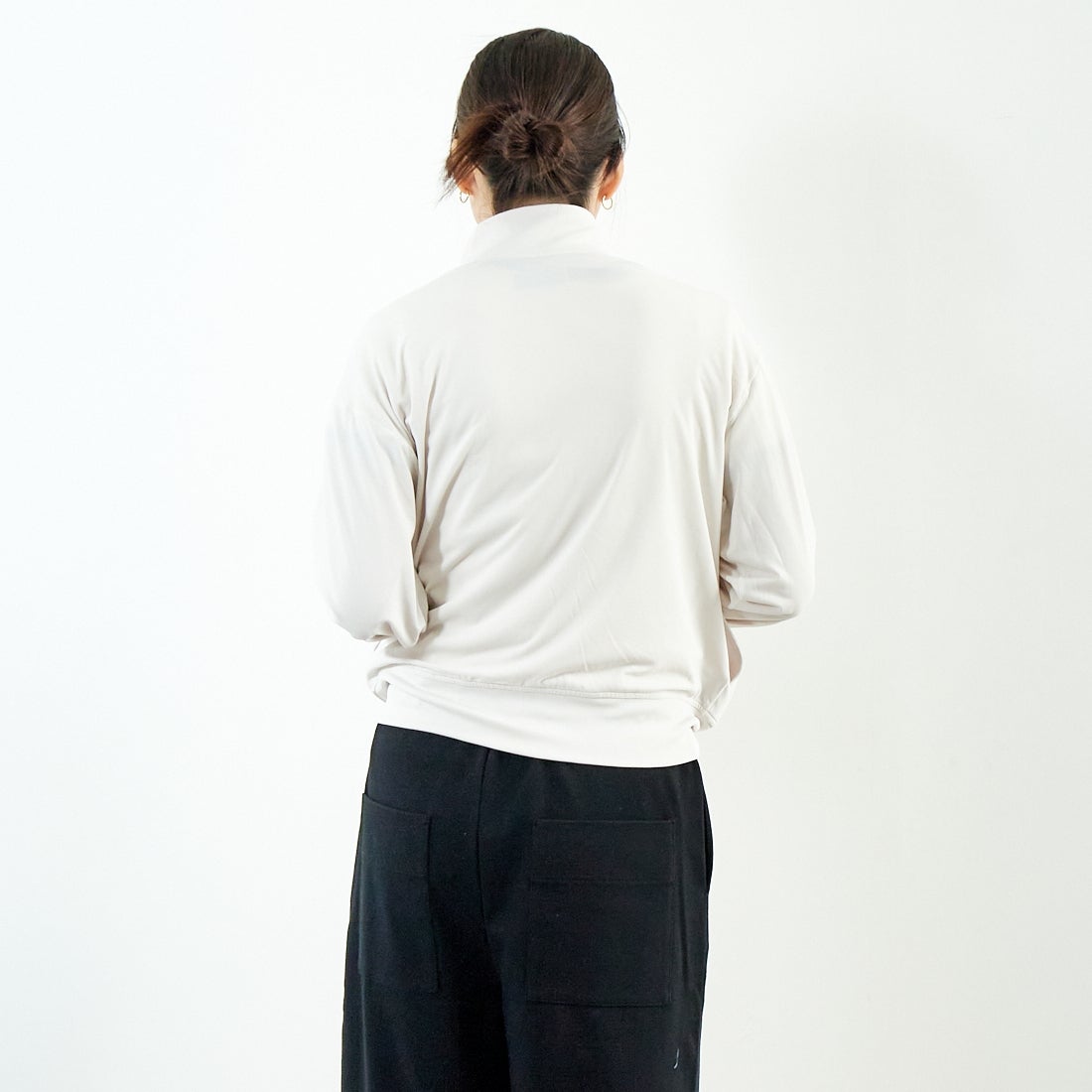 L.L.BEAN [エルエルビーン] メンズ アボットフルジップジャケット [5175-9139] 28 IVORY &&モデル身長：167cm 着用サイズ：M&&
