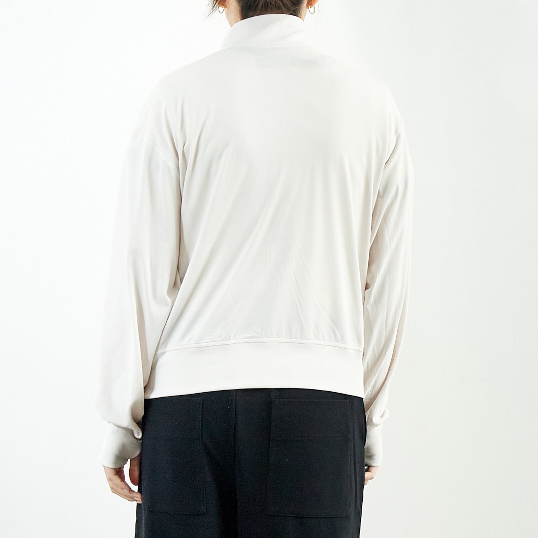 L.L.BEAN [エルエルビーン] メンズ アボットフルジップジャケット [5175-9139] 28 IVORY &&モデル身長：167cm 着用サイズ：M&&