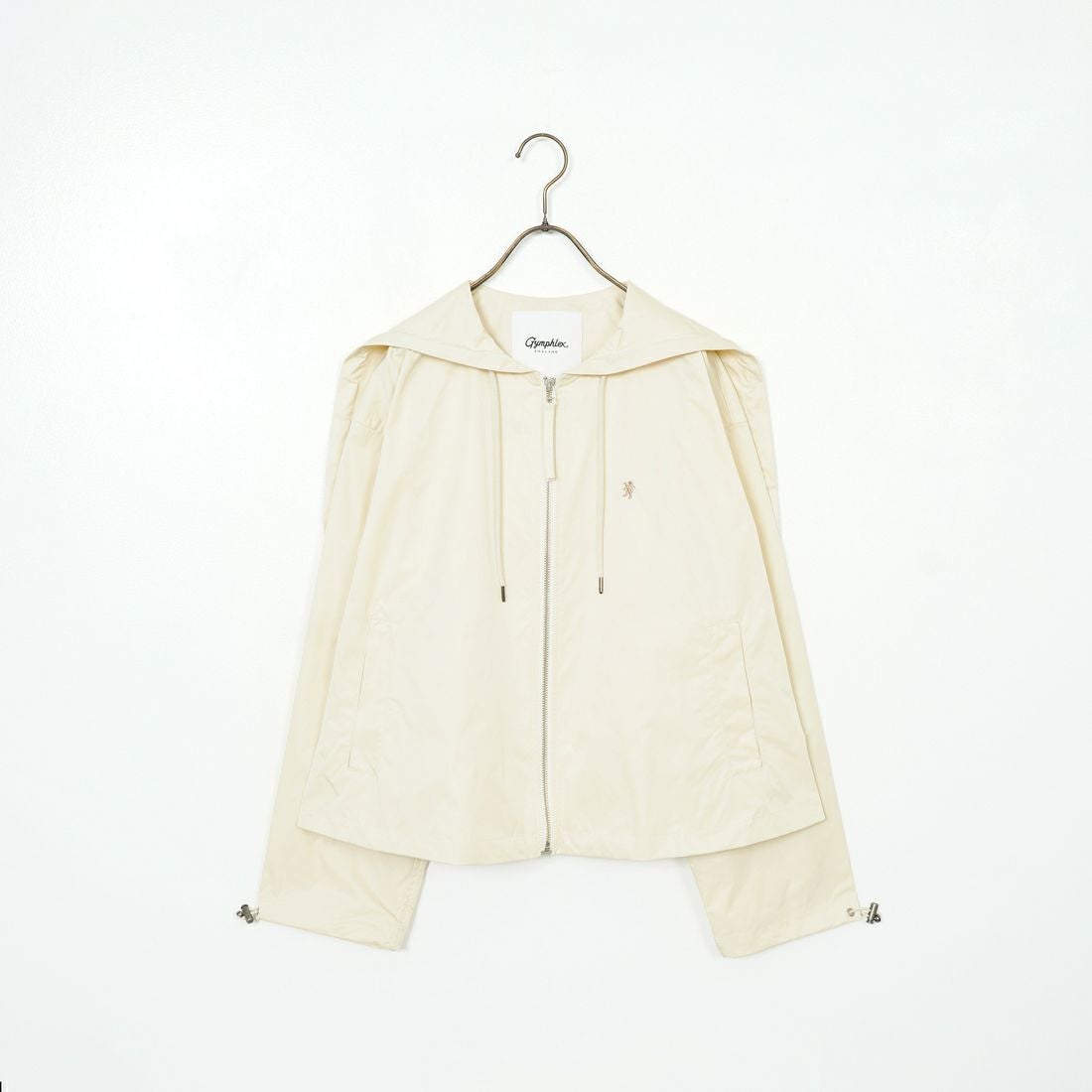 Gymphlex [ジムフレックス] ショートジップジャケット [GY-A0682HCM] EGG WHITE
