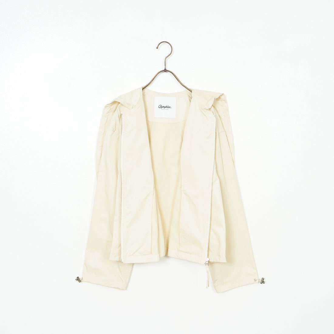 Gymphlex [ジムフレックス] ショートジップジャケット [GY-A0682HCM] EGG WHITE