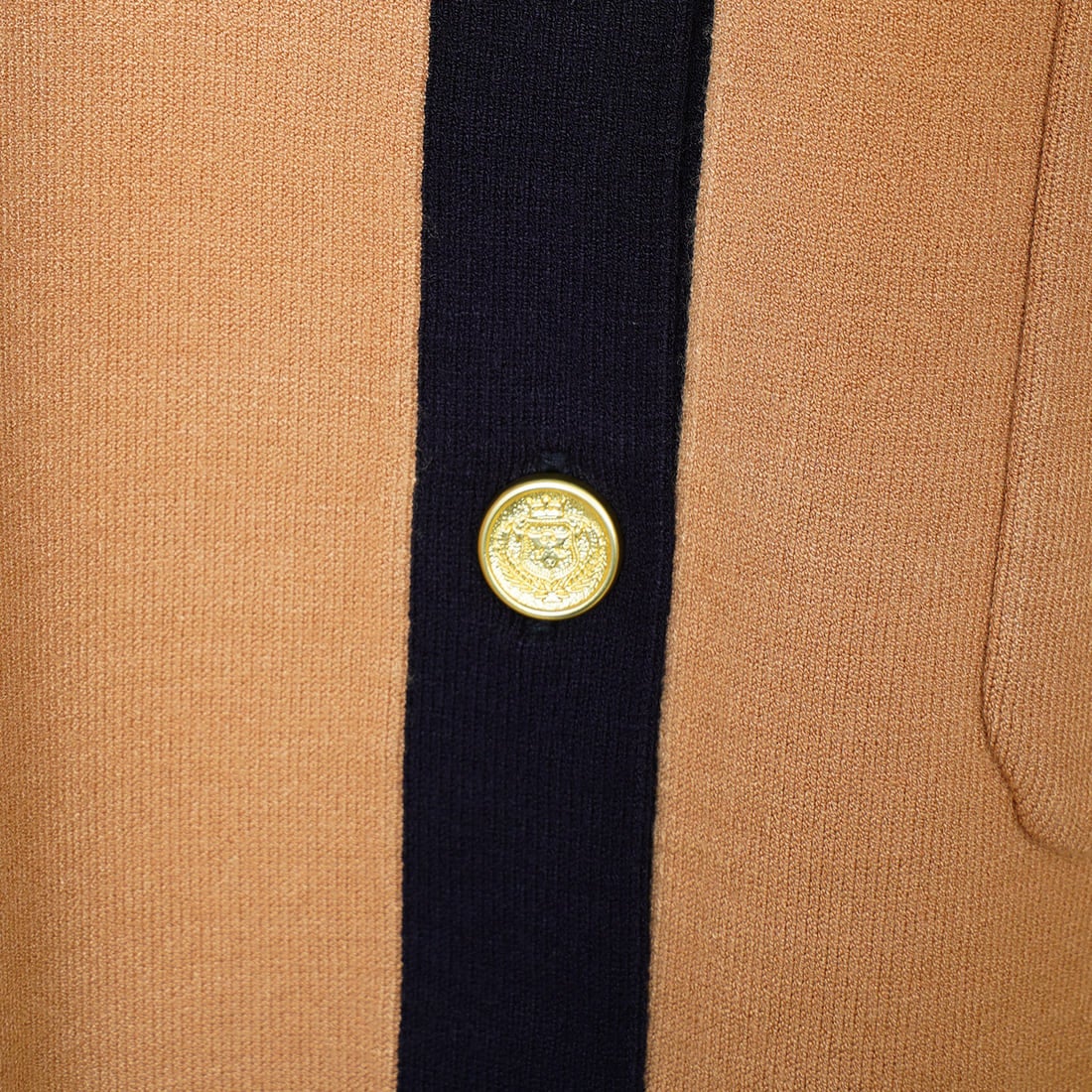 Margaux vintage [マルゴーヴィンテージ] シャネル風カーディガン [MG-KN-25013-S] BEIGE/NAVY