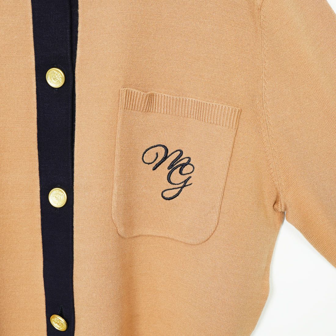 Margaux vintage [マルゴーヴィンテージ] シャネル風カーディガン [MG-KN-25013-S] BEIGE/NAVY