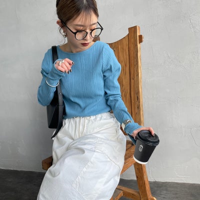 BLUE&&モデル身長：150cm 着用サイズ：0&&