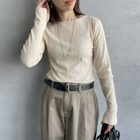 LT.BEIGE&&モデル身長：158cm 着用サイズ：0&&